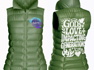 Generations Merch Half - Puffed Jacket (Jungle Green)